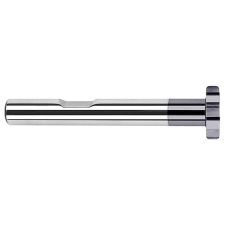Harvey Tool 1/2 in. dia. x 0.01 in. Radius x 1/16 Carbide Corner Radius Reduced Shank Keyseat Cutter, 8 Flute 721930-C3